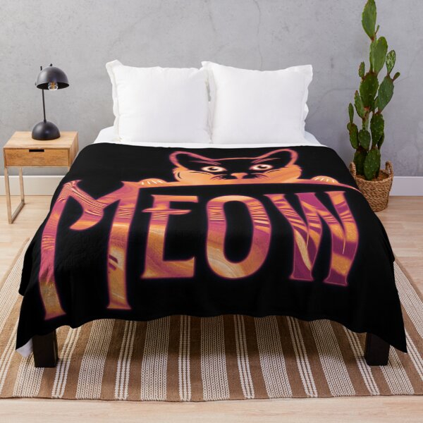 Item preview, MEOWFACE Cute AF Psychedelic Fire Kitty designed and sold by BadassBazaar.