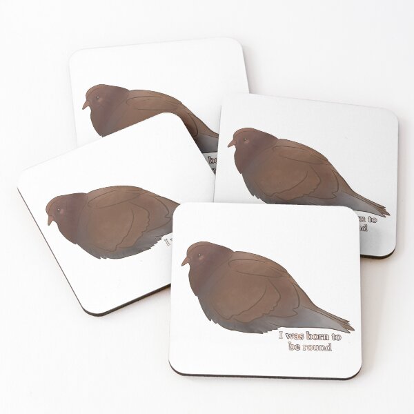 Item preview, Round Brown Pigeon  designed and sold by LoraLoo.