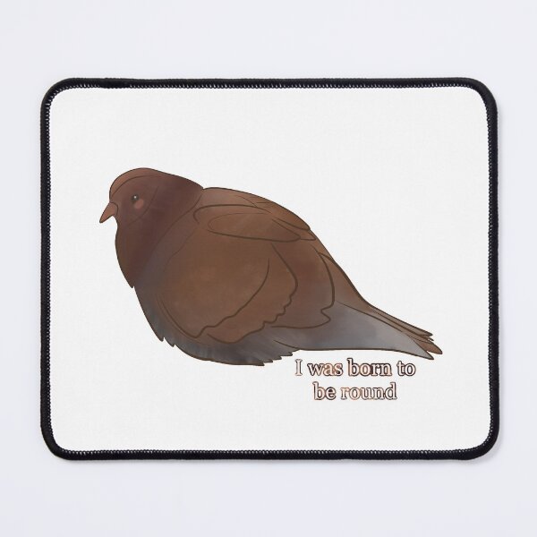 Item preview, Round Brown Pigeon designed and sold by LoraLoo.