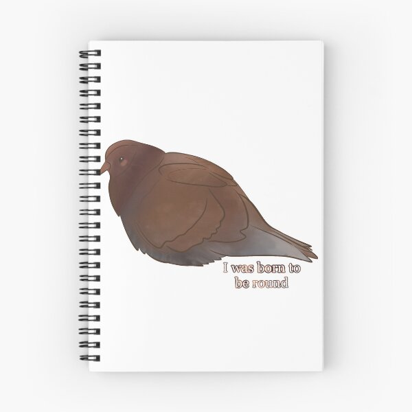 Item preview, Round Brown Pigeon  designed and sold by LoraLoo.