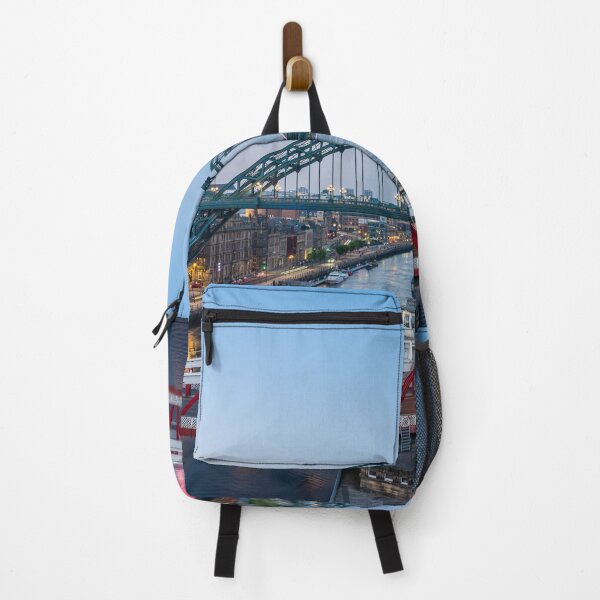 Item preview, The Swing Bridge and Tyne Bridge at dusk in Newcastle, England designed and sold by WorldScenery.