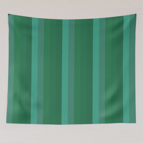 Item preview, Green Teal Gradient Vertical Five Stripes  designed and sold by LoloTrends.