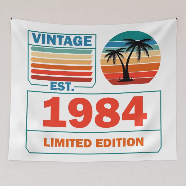 Item preview, Vintage Aged to perfection est 1984 designed and sold by Rami Khalifah.