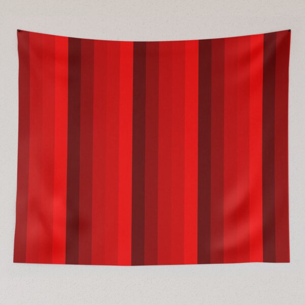 Item preview, Red and Dark Red Gradient Vertical Five Stripes  designed and sold by LoloTrends.