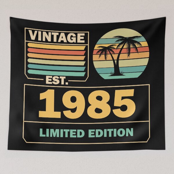 Item preview, Vintage Aged to perfection est 1985 designed and sold by Rami Khalifah.