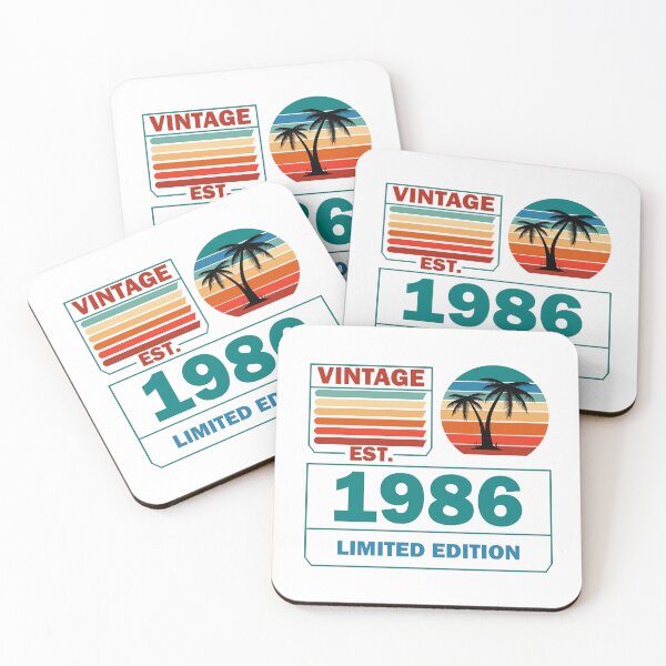 Item preview, Vintage Aged to perfection est 1986 designed and sold by Rami Khalifah.