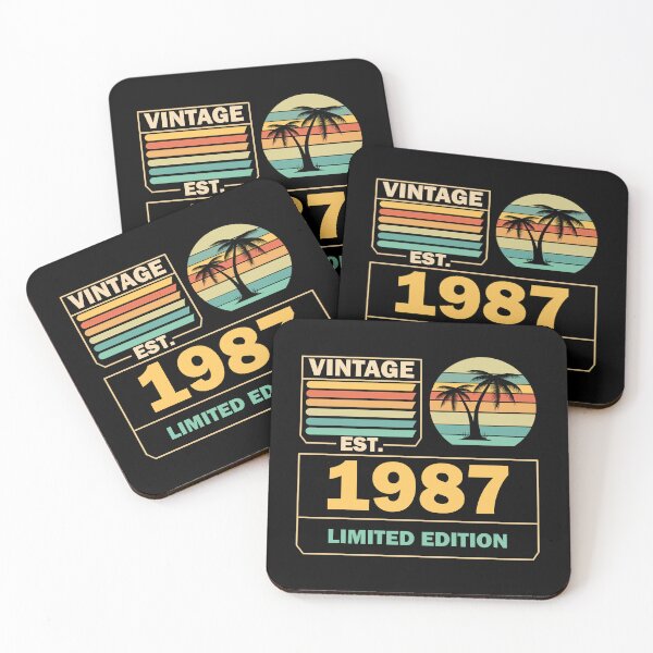 Item preview, Vintage Aged to perfection est 1987 designed and sold by Rami Khalifah.