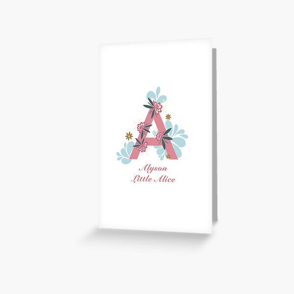 Meaning Of The Name Alyson Greeting Card