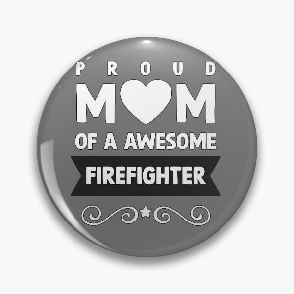 Item preview, proud mom of a firefighter designed and sold by vooART.