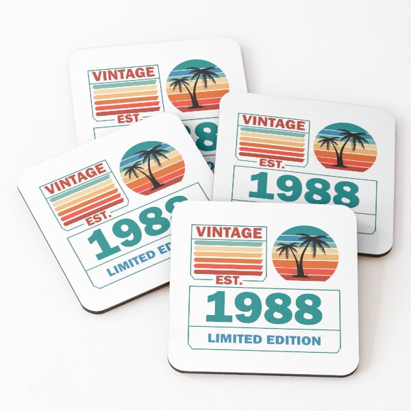 Item preview, Vintage Aged to perfection est 1988 designed and sold by Rami Khalifah.