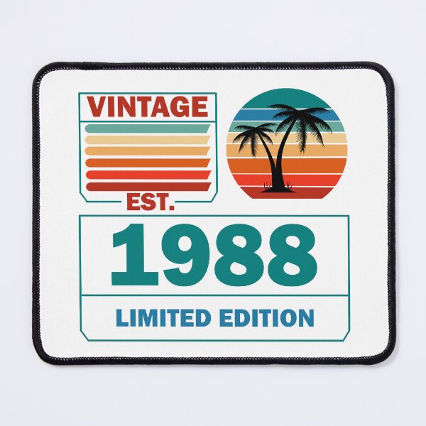 Item preview, Vintage Aged to perfection est 1988 designed and sold by Rami Khalifah.
