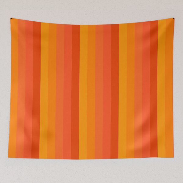 Item preview, Orange Yellow Gradient Vertical Five Stripes  designed and sold by LoloTrends.