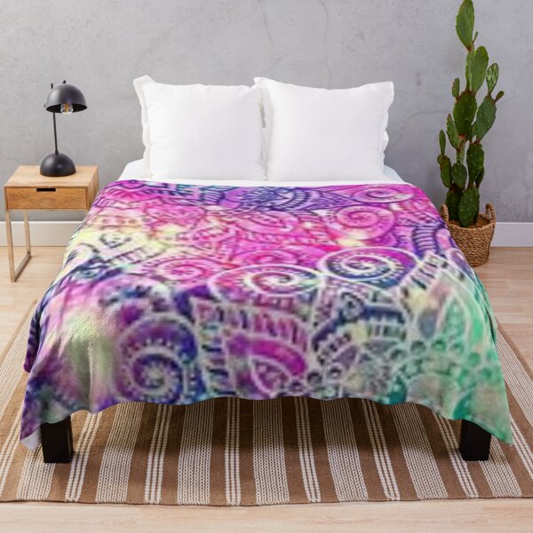 Artikelvorschau, Lila und Blau Paisley Designs entworfen und verkauft von cindyfordyce.