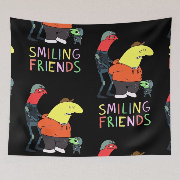 Item preview, Smiling Friends - glep alan and charlie SWAT rules_2, bliblie, Pim, Grim, Glep (author's art) designed and sold by mrGoodwin90.