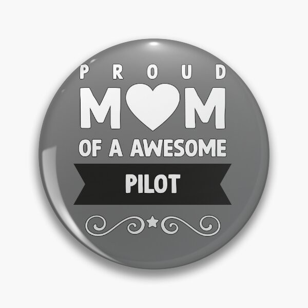 Item preview, proud mom of a pilot designed and sold by vooART.