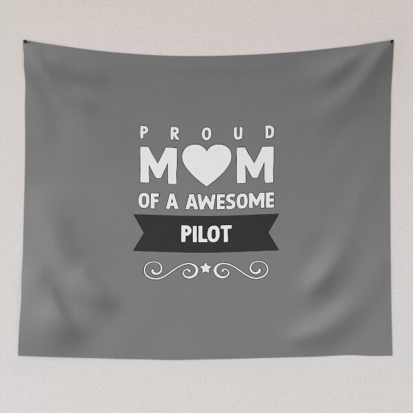 Item preview, proud mom of a pilot designed and sold by vooART.