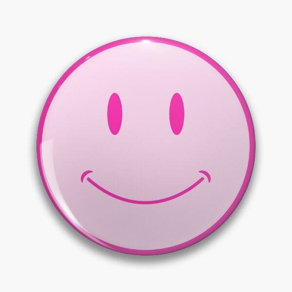 Artikelvorschau, Rosa Smiley-Fuchsia-Umriss entworfen und verkauft von opptop.
