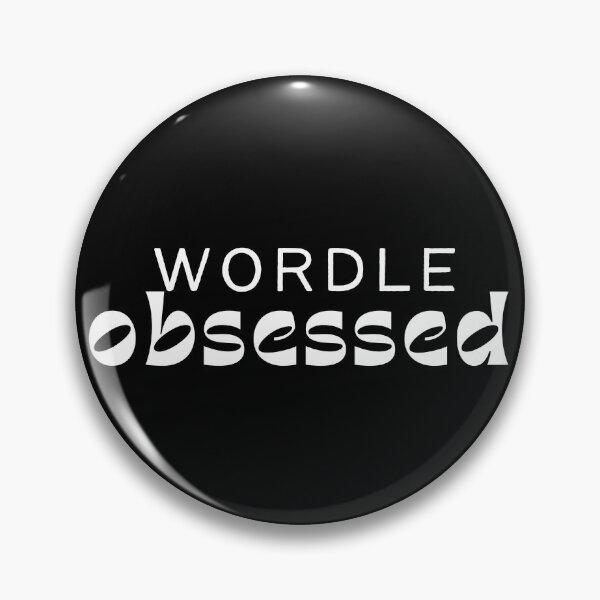 Item preview, wordle obsessed positive quote black and white illusrtration. designed and sold by Coolclassy.