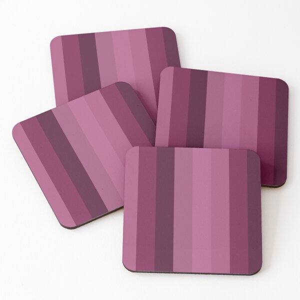 Item preview, Burgundy Gradient Vertical Five Stripes  designed and sold by LoloTrends.