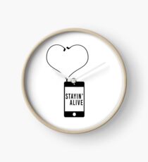 Stayin' Alive Clock