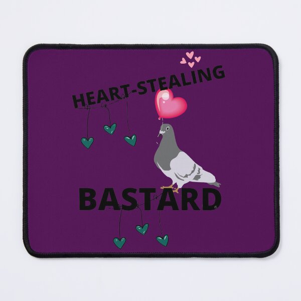 Item preview, HEART-STEALING BASTARD. HEART RED. GREEN CLOTHES OF HEARTS. designed and sold by JACI'S STORE.