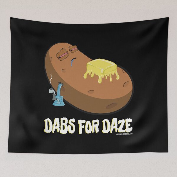 Item preview, Stoned baked potato cartoon-dabs for daze designed and sold by YomeHayin.