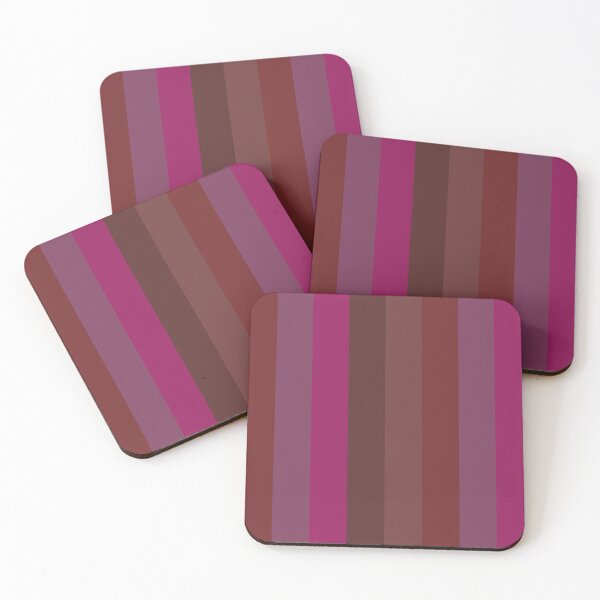 Item preview, Purple Brown Gradient Vertical Five Stripes  designed and sold by LoloTrends.