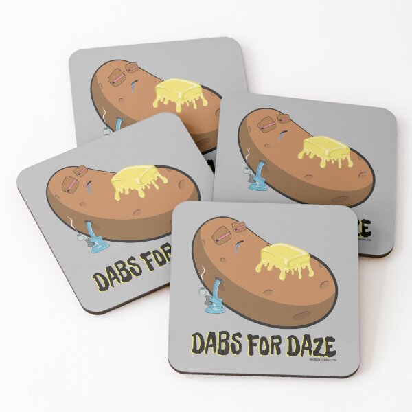 Item preview, Stoned baked potato cartoon-dabs for daze designed and sold by YomeHayin.