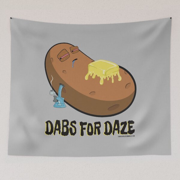 Item preview, Stoned baked potato cartoon-dabs for daze designed and sold by YomeHayin.