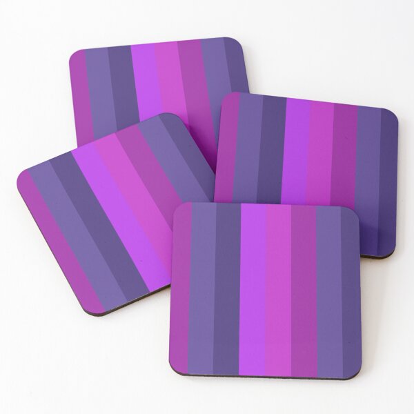 Item preview, Purple Blue Gradient Vertical Five Stripes  designed and sold by LoloTrends.