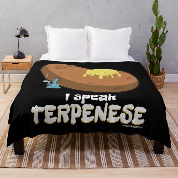 Item preview, Stoned baked potato cartoon-I speak Terpenese  designed and sold by YomeHayin.