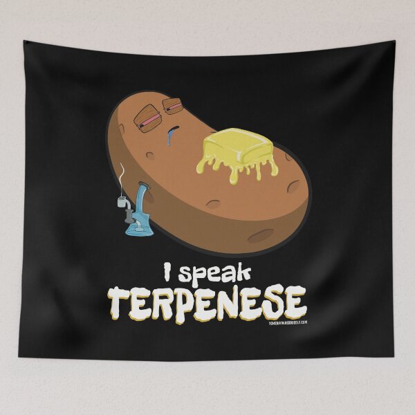 Item preview, Stoned baked potato cartoon-I speak Terpenese  designed and sold by YomeHayin.
