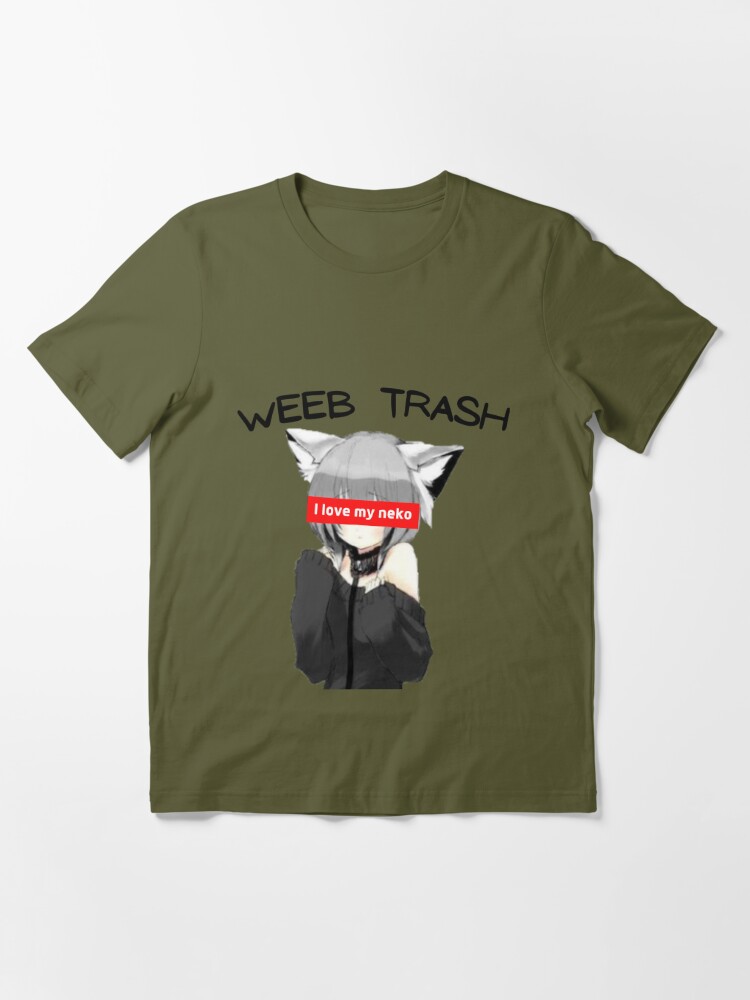 Transparent Trash Anime - Weeb Trash T Shirt, HD Png Download