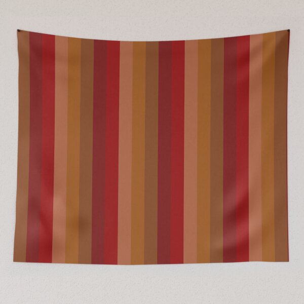 Item preview, Dark Red and Brown Gradient Vertical Five Stripes  designed and sold by LoloTrends.