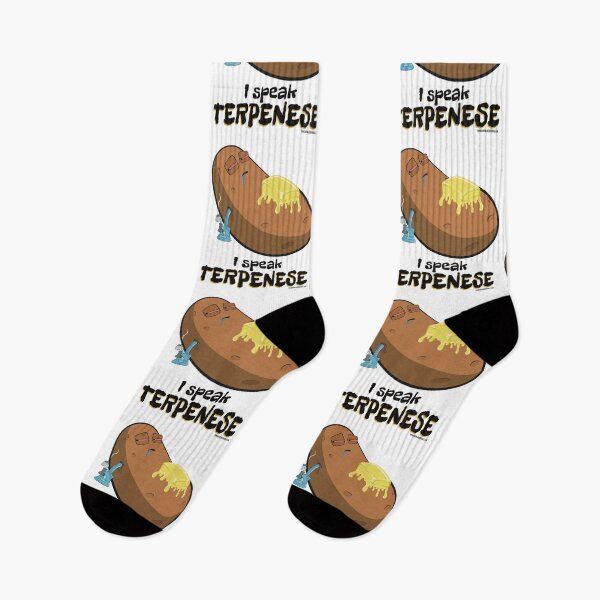Item preview, Stoned baked potato cartoon-I speak Terpenese  designed and sold by YomeHayin.