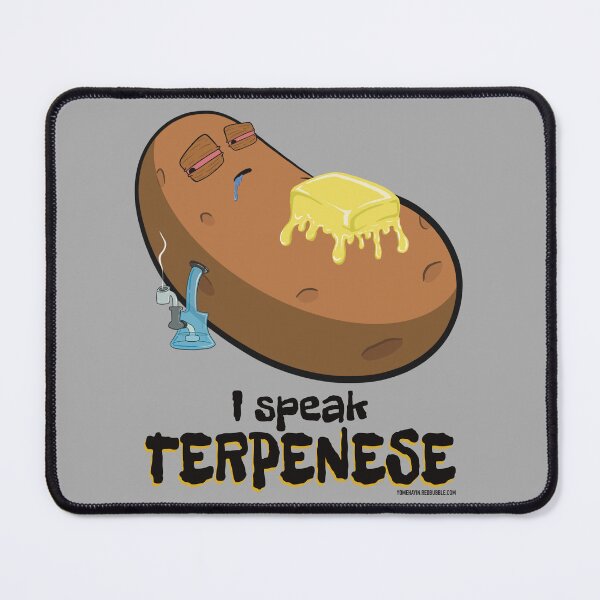 Item preview, Stoned baked potato cartoon-I speak Terpenese designed and sold by YomeHayin.