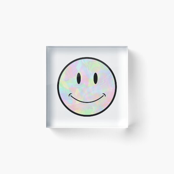 Smiley Face Acrylic Blocks For Sale Redbubble