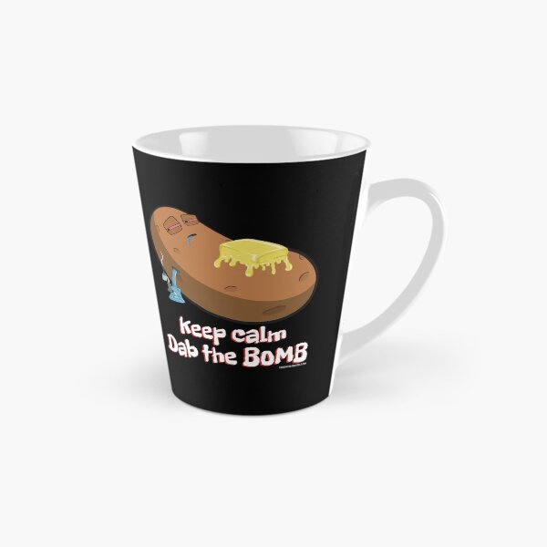 Item preview, Stoned baked potato cartoon-keep calm dab the bomb designed and sold by YomeHayin.