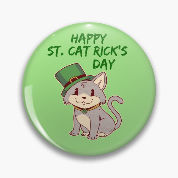 Item preview, Happy St. Cat Rick's Day designed and sold by The Jackalope.