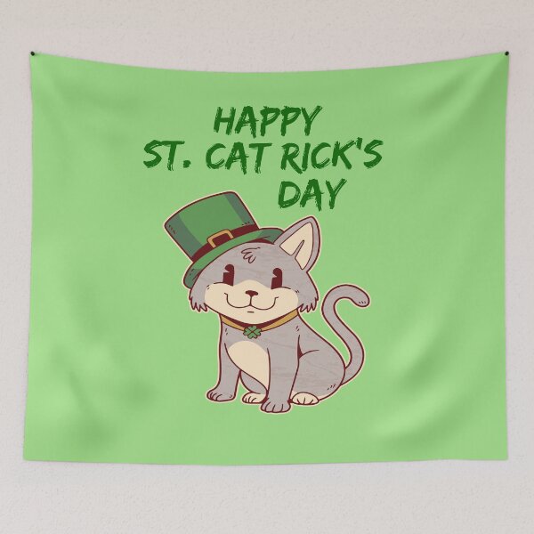 Item preview, Happy St. Cat Rick's Day designed and sold by The Jackalope.