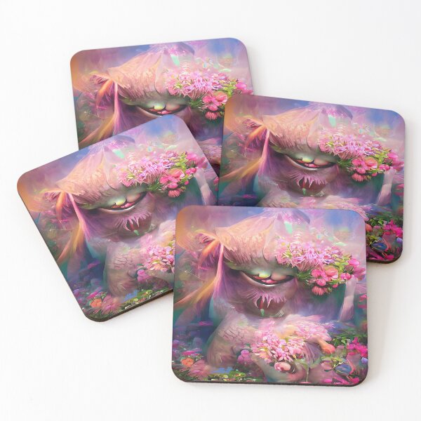 Item preview, Cute and Creepy - Flower Monster - SUrreal Flowers designed and sold by CattlettArt.