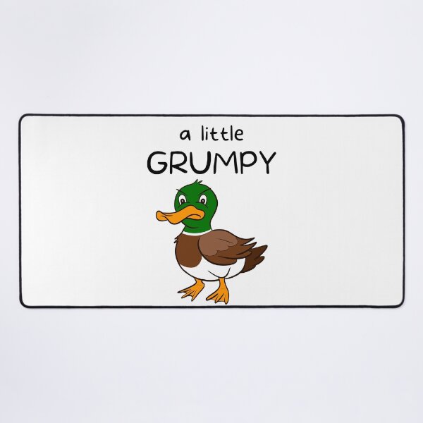 Item preview, A little Grumpy Duck Cartoon Drawing designed and sold by SparkyMae.