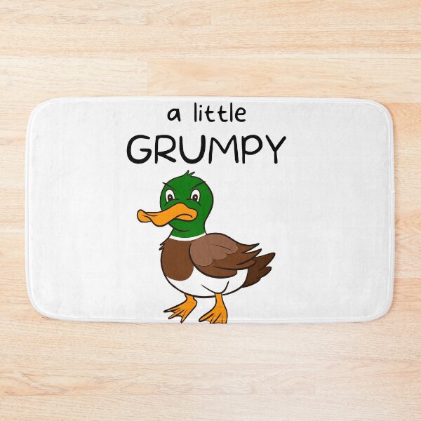 Item preview, A little Grumpy Duck Cartoon Drawing designed and sold by SparkyMae.