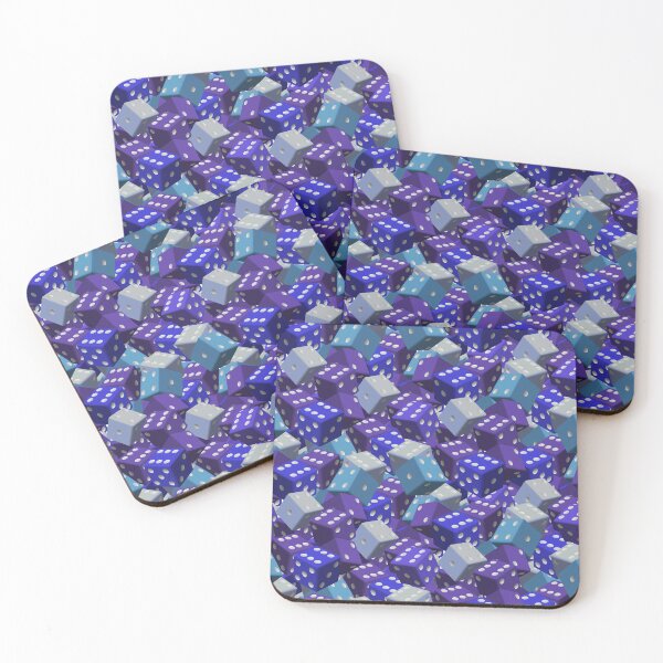 Item preview, Dice Pattern - Blue designed and sold by JoanNinjaHen.