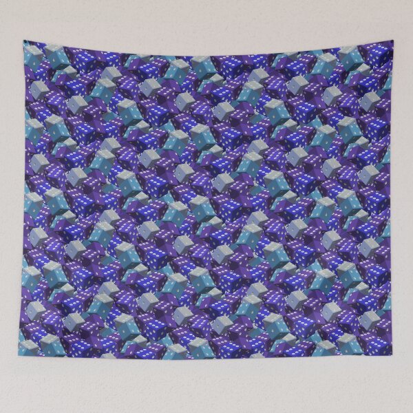 Item preview, Dice Pattern - Blue designed and sold by JoanNinjaHen.