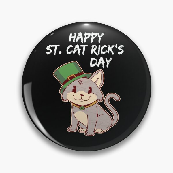 Item preview, Happy St. Cat Rick's Day designed and sold by The Jackalope.