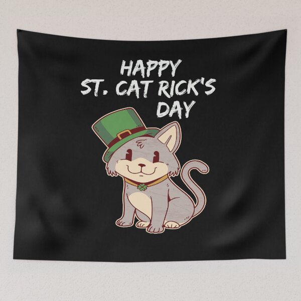 Item preview, Happy St. Cat Rick's Day designed and sold by The Jackalope.