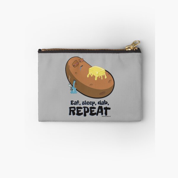 Item preview, Stoned baked potato cartoon-eat sleep dab repeat  designed and sold by YomeHayin.