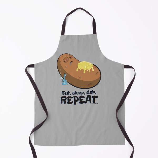 Item preview, Stoned baked potato cartoon-eat sleep dab repeat designed and sold by YomeHayin.