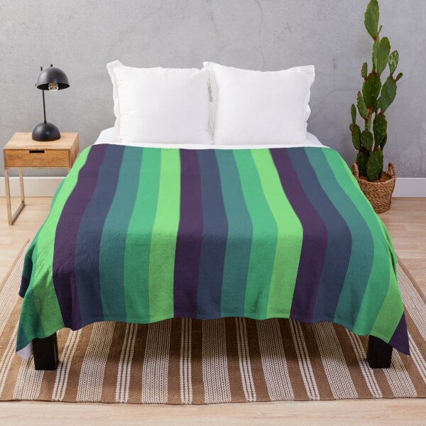 Item preview, Dark Purple Teal Green Gradient Vertical Five Stripes  designed and sold by LoloTrends.